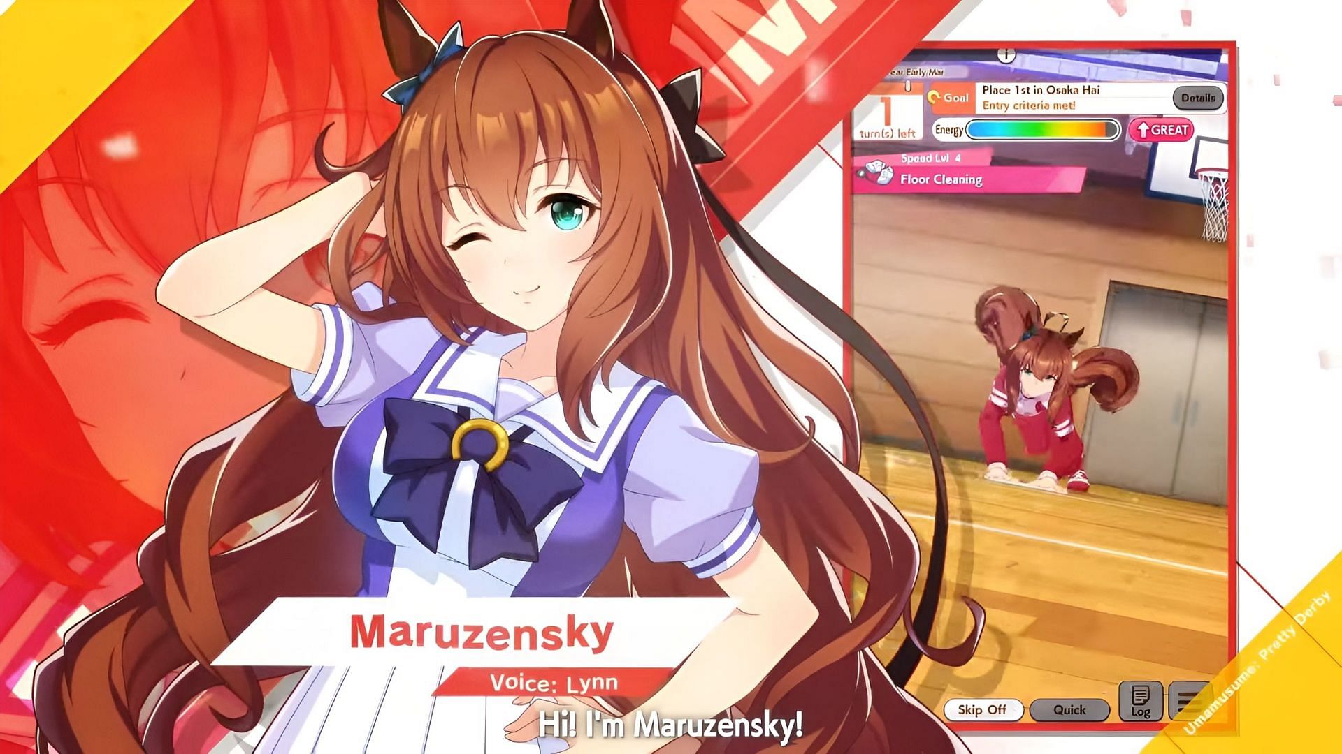 Best Maruzensky build in Umamusume: Pretty Derby for mile races (Image via Cygames)